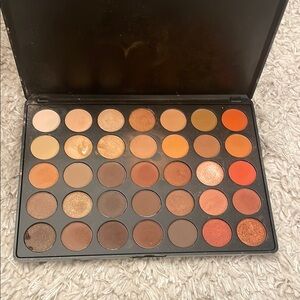 Morphe Cream and Orange Eyeshadow Palette Professional Makeup